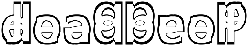 Ambigram for deadbeef in Malgunbd